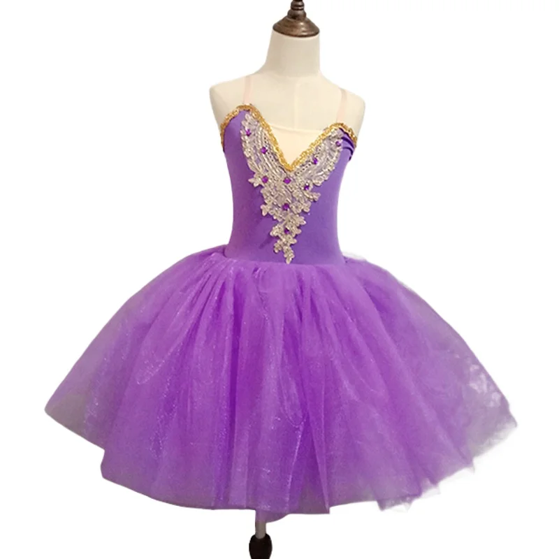 Nieuwe Meisjes Balletdansrok Voor Kinderen Professioneel Balletkostuum Tutu Rok