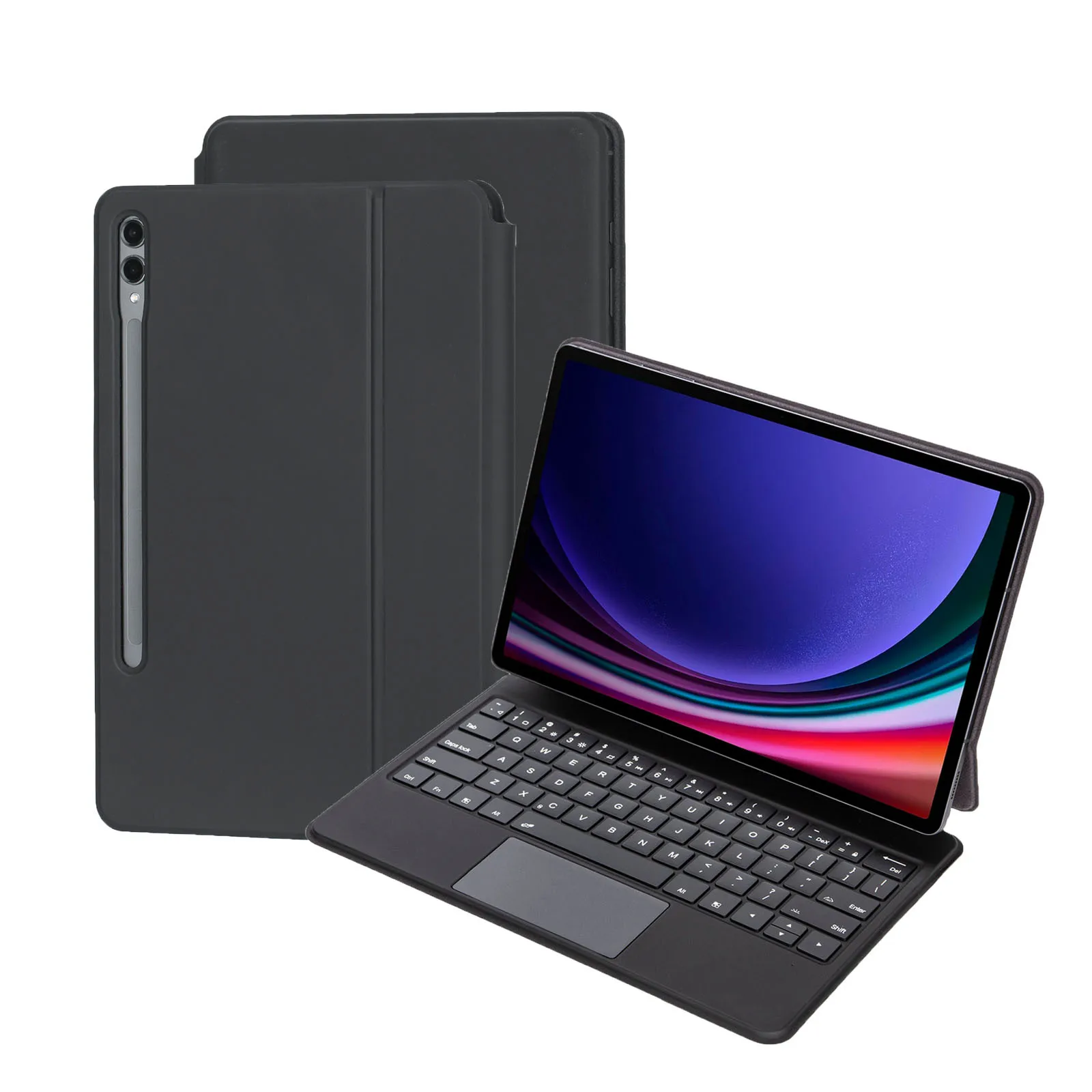 Suitable for Samsung Tab S9 Plus FE Tablet Floating Magnetic Case S7Plus/S8Plus Magic Control Keyboard