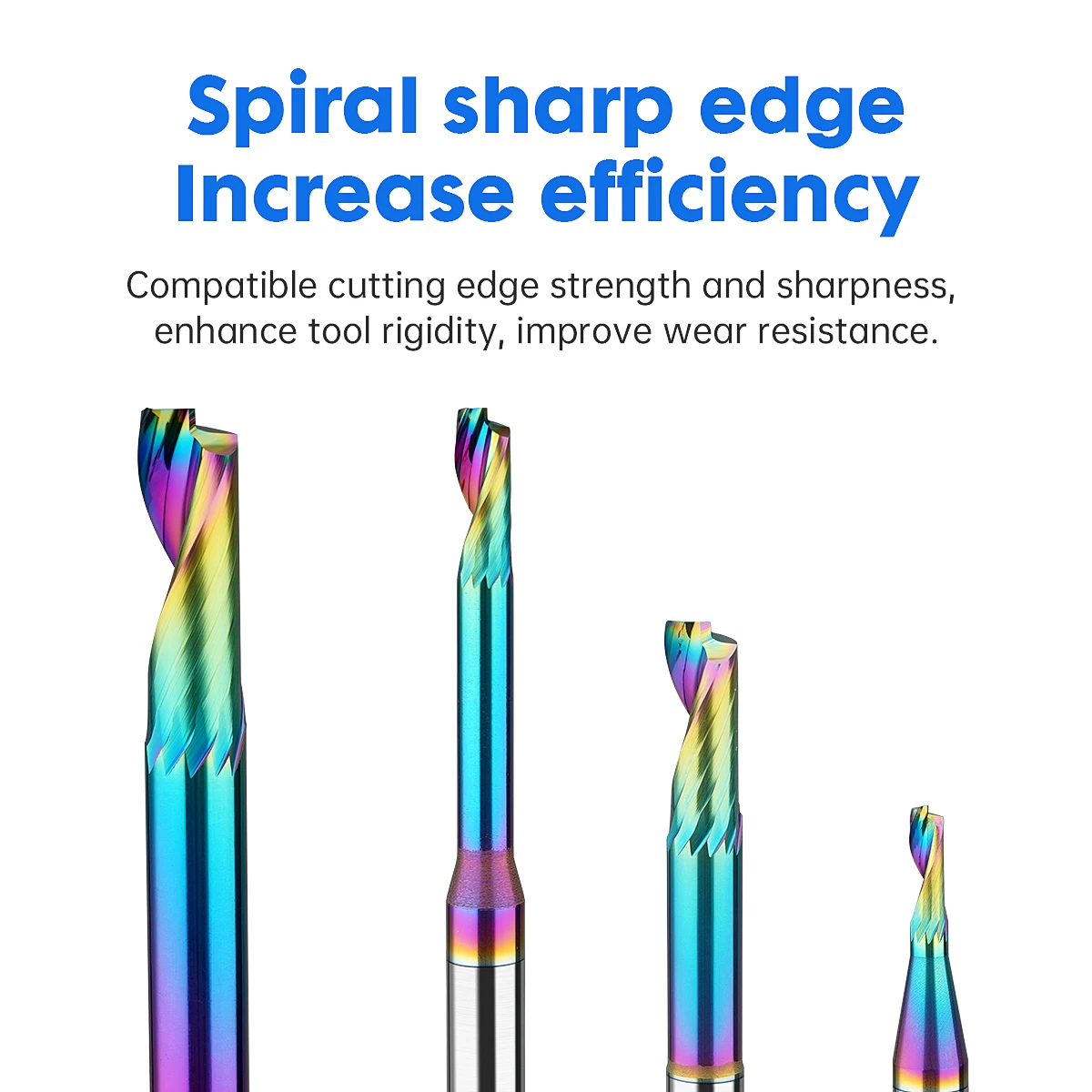 GUANYI Tungsten Carbide Steel Single Edge Profile Milling Cutter CNC Aluminum Cutting Tool