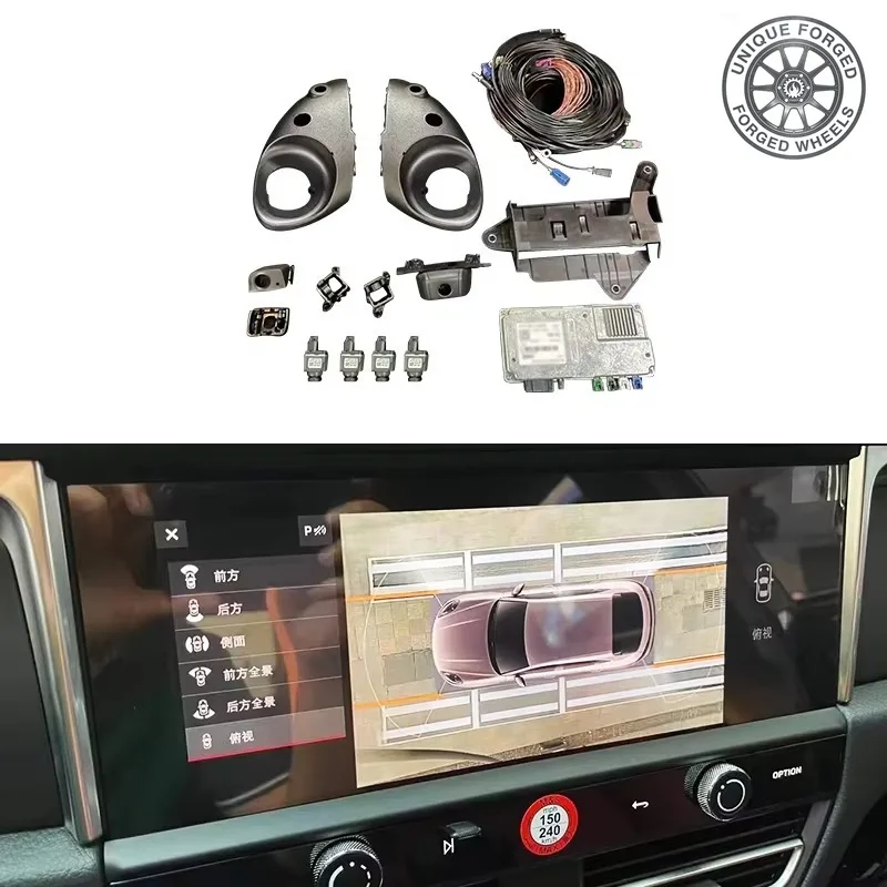 26 Style NEW 2019-2021 Car Modification Upgrade With 360 Degree Panoramic Image And Reverse Image Assistance For Macan 95B