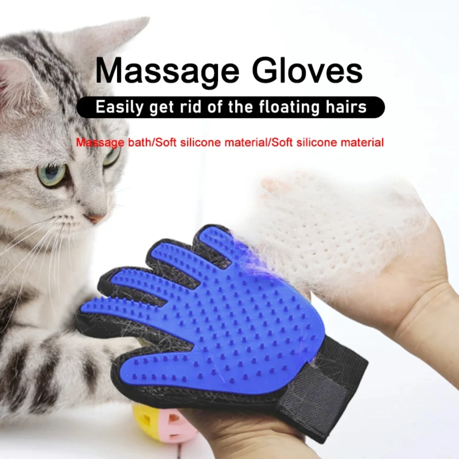 Top-Notch, High-Quality, Durable, and Soft Pet Care Gloves for Cats and Dogs - Reliable Grooming Gloves for Healthier Pets - Eff