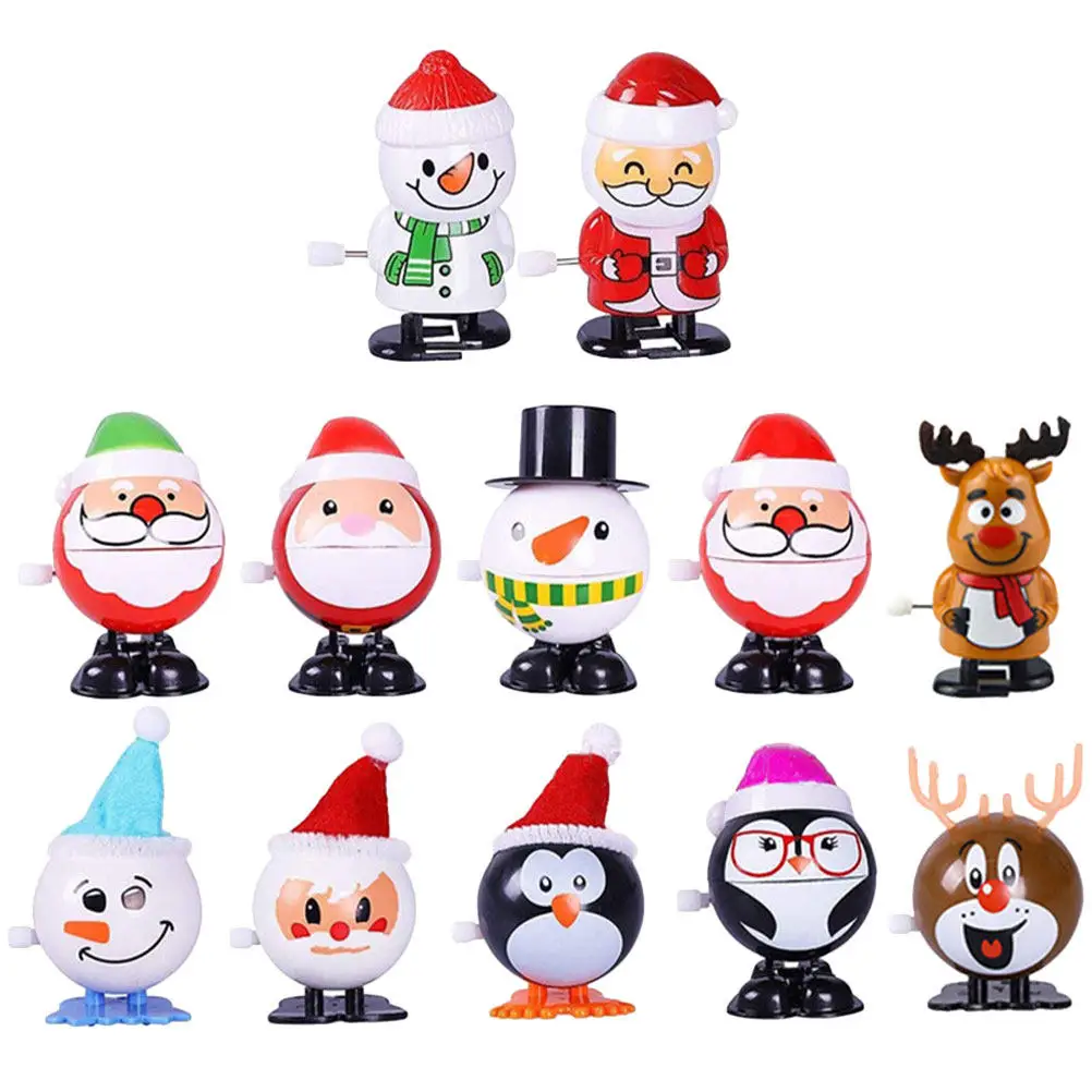 

12 Pcs Funny Wind up Toy Interesting Kids Plaything Portable Children Small Toys Adorable Mini