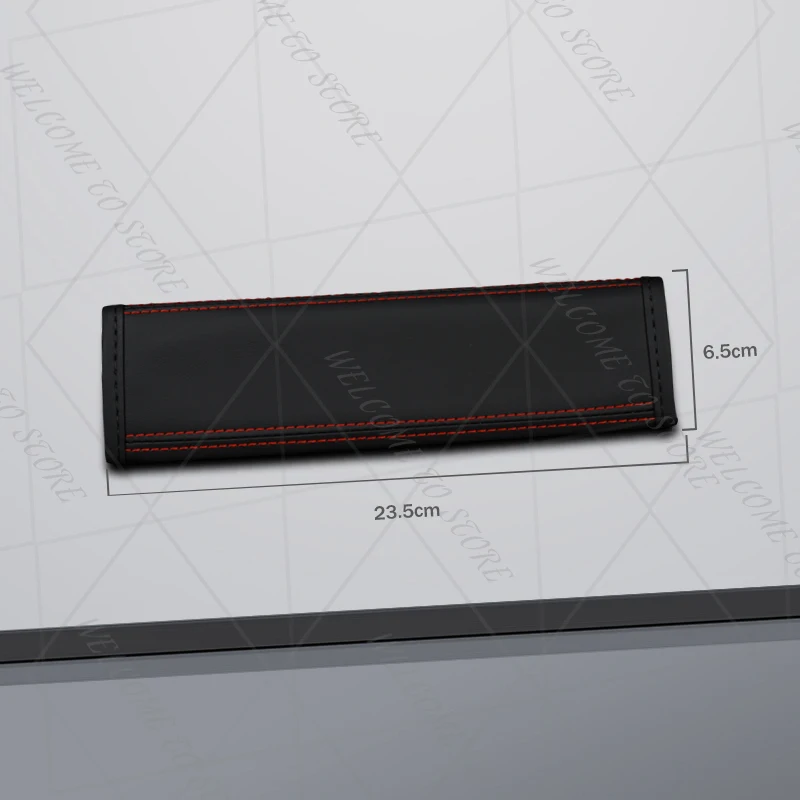 2 قطعة ل Tuscani شعار شعار Rohens كوبيه N خط Tiburon الجلود حزام أمان السيارة غطاء الكتف منصات الديكور الداخلي