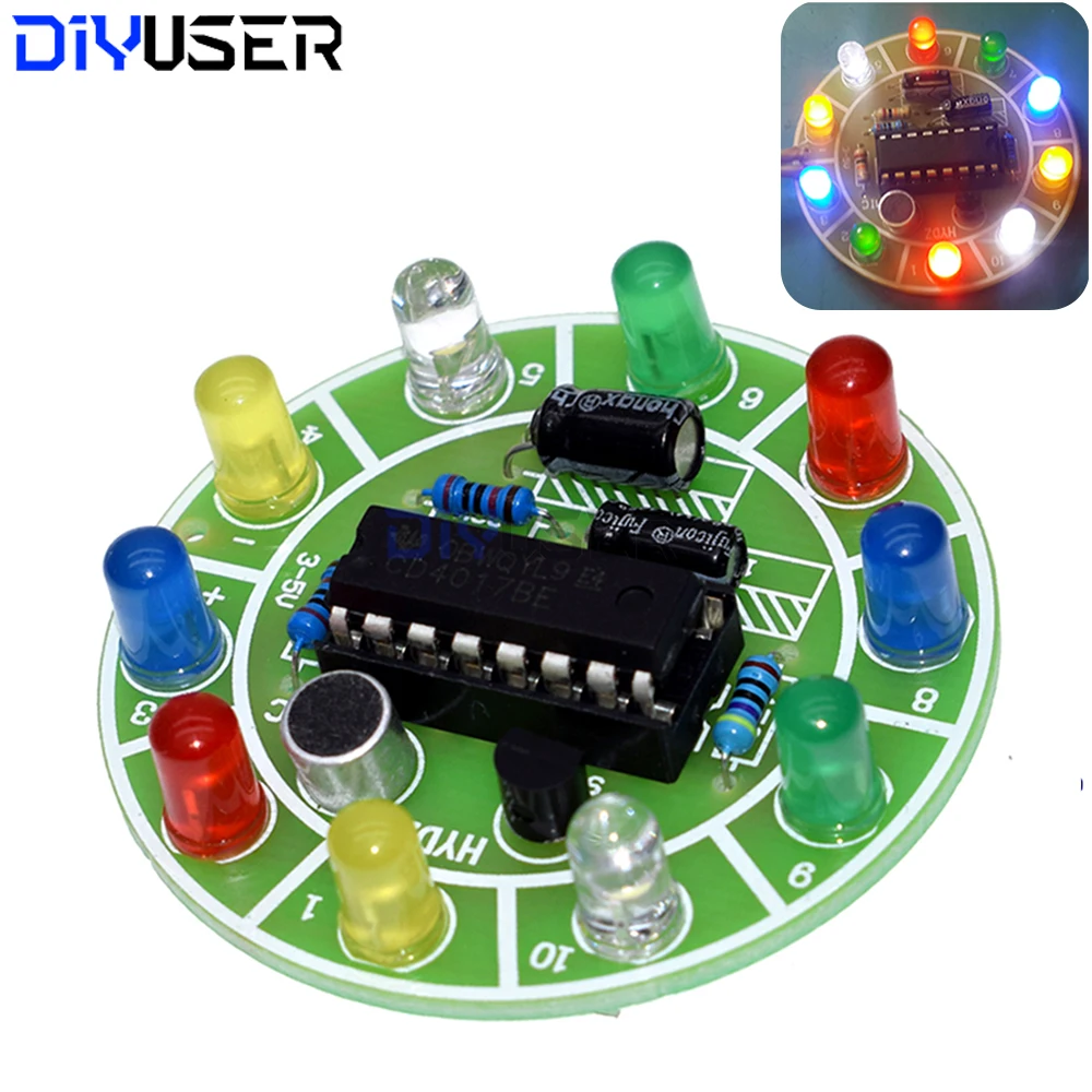CD4017 Diy Kit Voic…