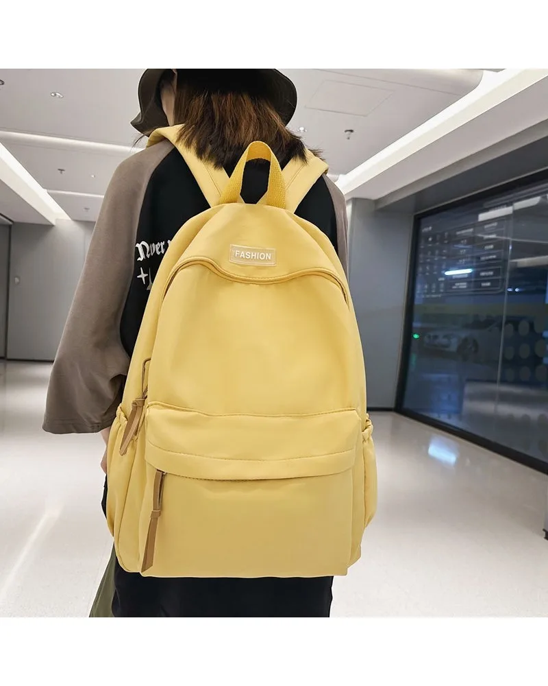 New large-capacity foreign trade letter backpack trend going out lightweight travel backpack school season college student
