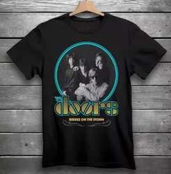 The Doors Riders On The Storm Classic Rock Band T-Shirt Black