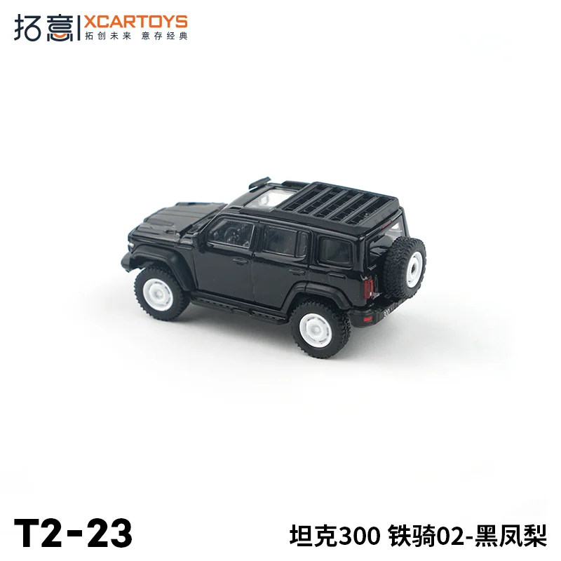 XCARTOYS 1:64 Legering Model Auto Tank 300 Iron Ride 02 Zwarte Ananas Diecast Speelgoed Voertuig kerstcadeaus voor kinderen