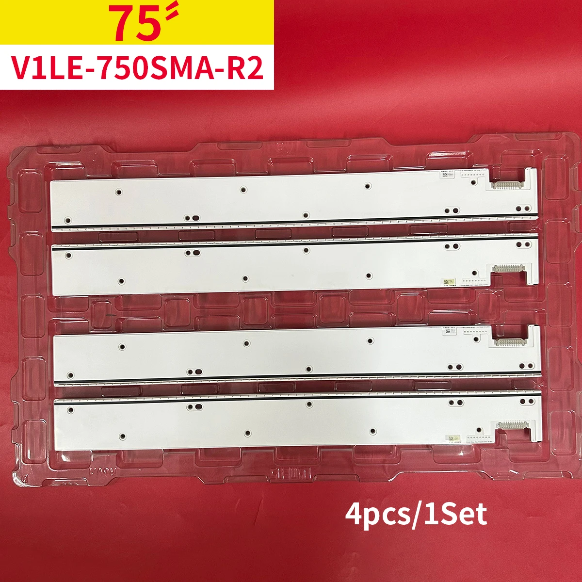 

4pcs LED Backlight Strip For sam sung 75"TV UA75ES9000J 75SNB 3D-7032LED-MCPCB-B V1LE-750SMB-R2 LTJ750HL02-V