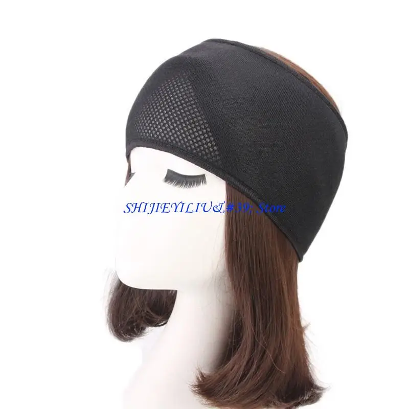 E21F Mesh Hair Wraps for Black Women Mesh Wrap Makeup Sleeping Hair Wrap Hair Net for Women Spa Headbands For Washing Face