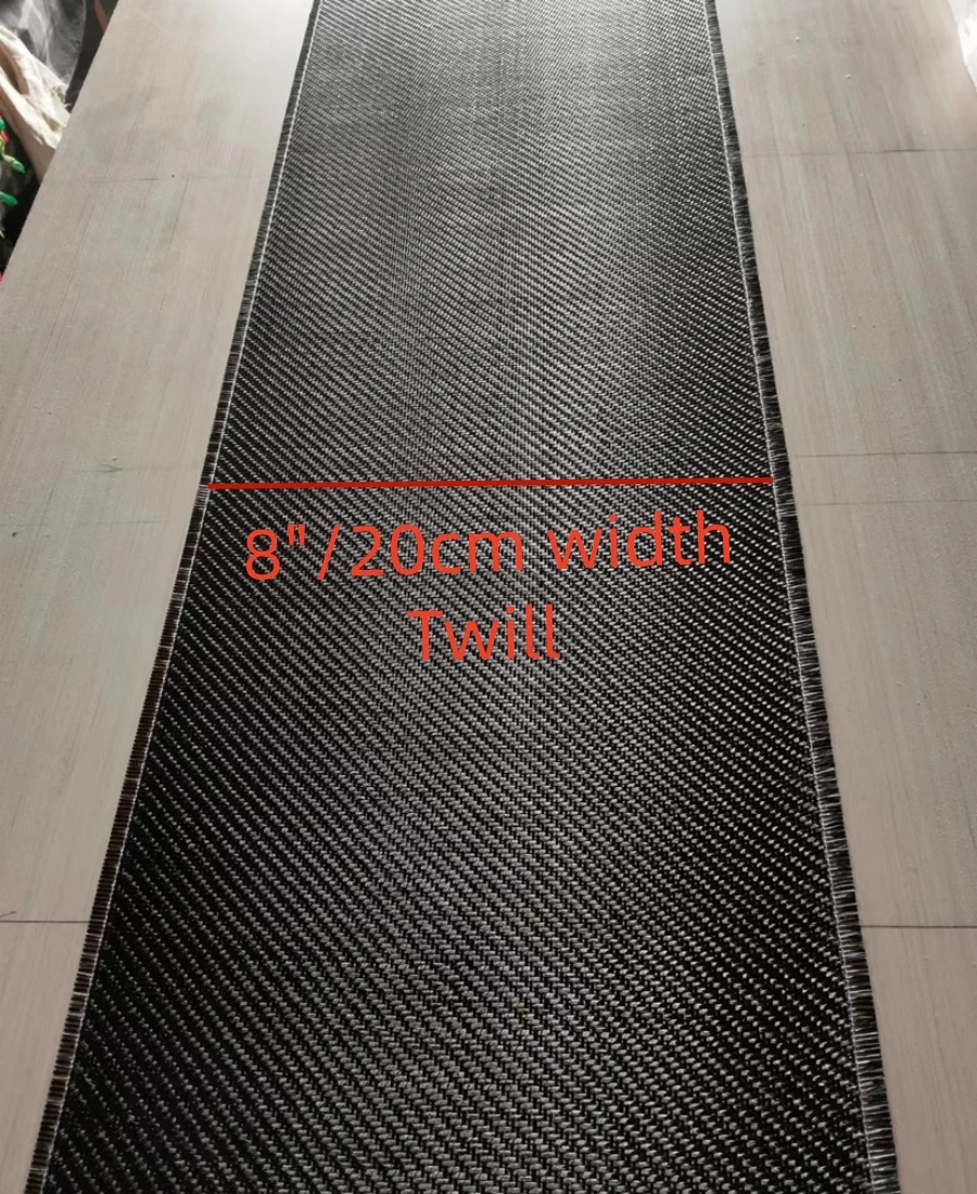 

T300 Real Carbon Fiber Cloth Carbon Fabric 3K 200gsm 2x2 twill 8"/20cm width,Used for bicycle,motorcycle,car,fishing rods