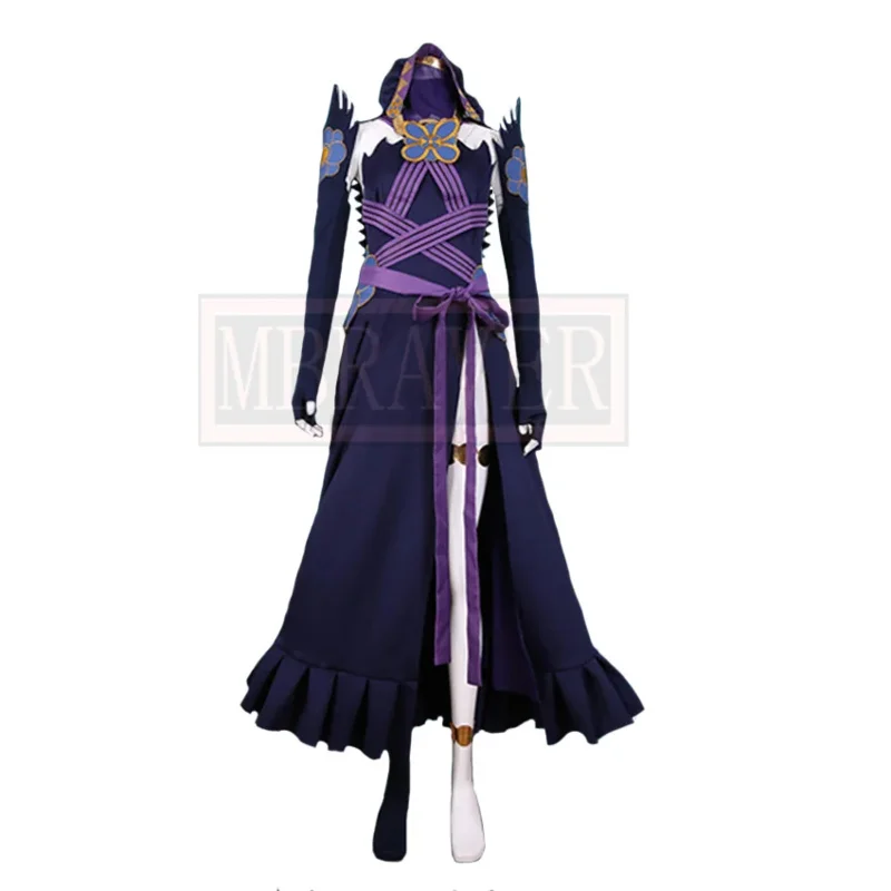 Fire Emblem Fates Azura Cosplay Costume Blue Dress Halloween Party Outfit Custom Made Any Size