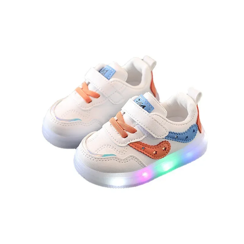 Tenis – baskets lumineuses à Led pour enfants, chaussures à semelles souples, respirantes et décontractées pour bébés, garçons et filles