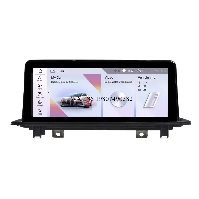 wmwmnu for F20 F21 1 Series CIC 2012-2013 MCX 12.3 Inch Car GPS Radio Navigation 8 Core Screen Android Auto Carplay 32GB