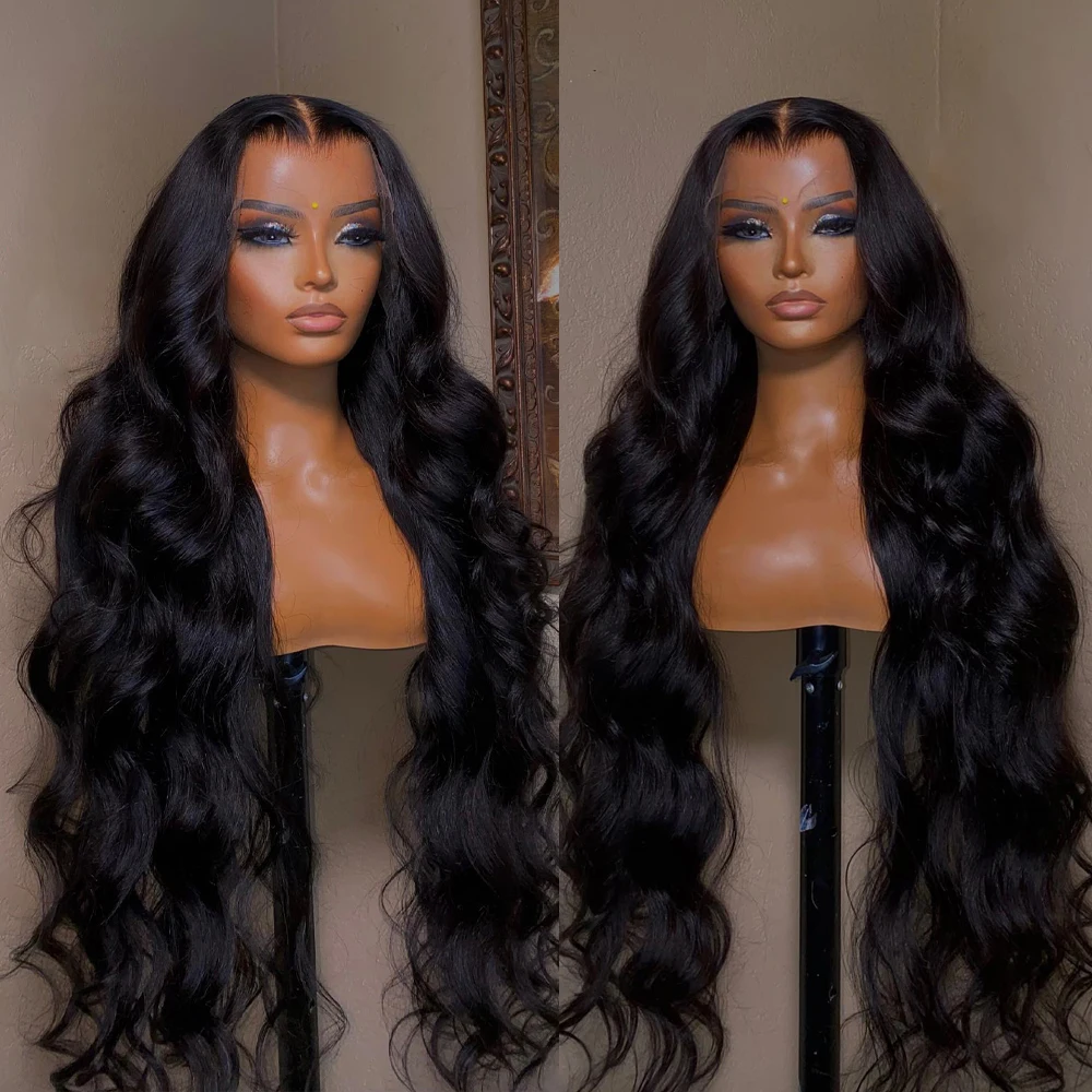 HD Transparent 13x4 13x6 Body Wave Lace Front Wig Pre Plucked 360 Lace Frontal Wig Human Hair Wigs For Women 4x4 Closure Wig