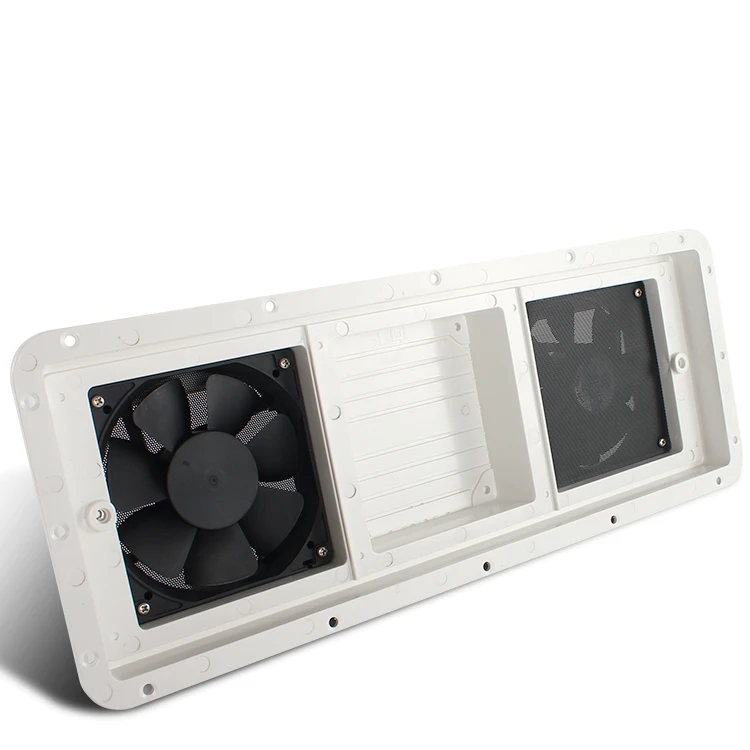 OEM 12v White Silent RV Vent Fan One Way RV and Camper Trailer Cooling RV Parts and Accessories