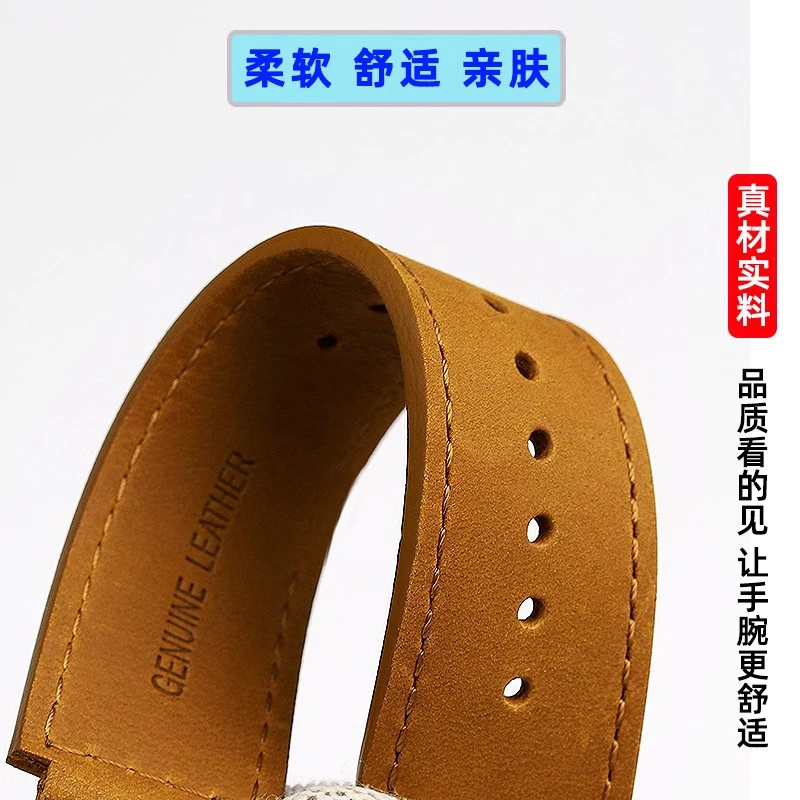 18mm pasek ze skóry bydlęcej do Casio mały kwadratowy pasek AE1200 AE1300 1400 1500 F-108/W-218 A158/A168 vintage skórzana bransoletka z paskiem