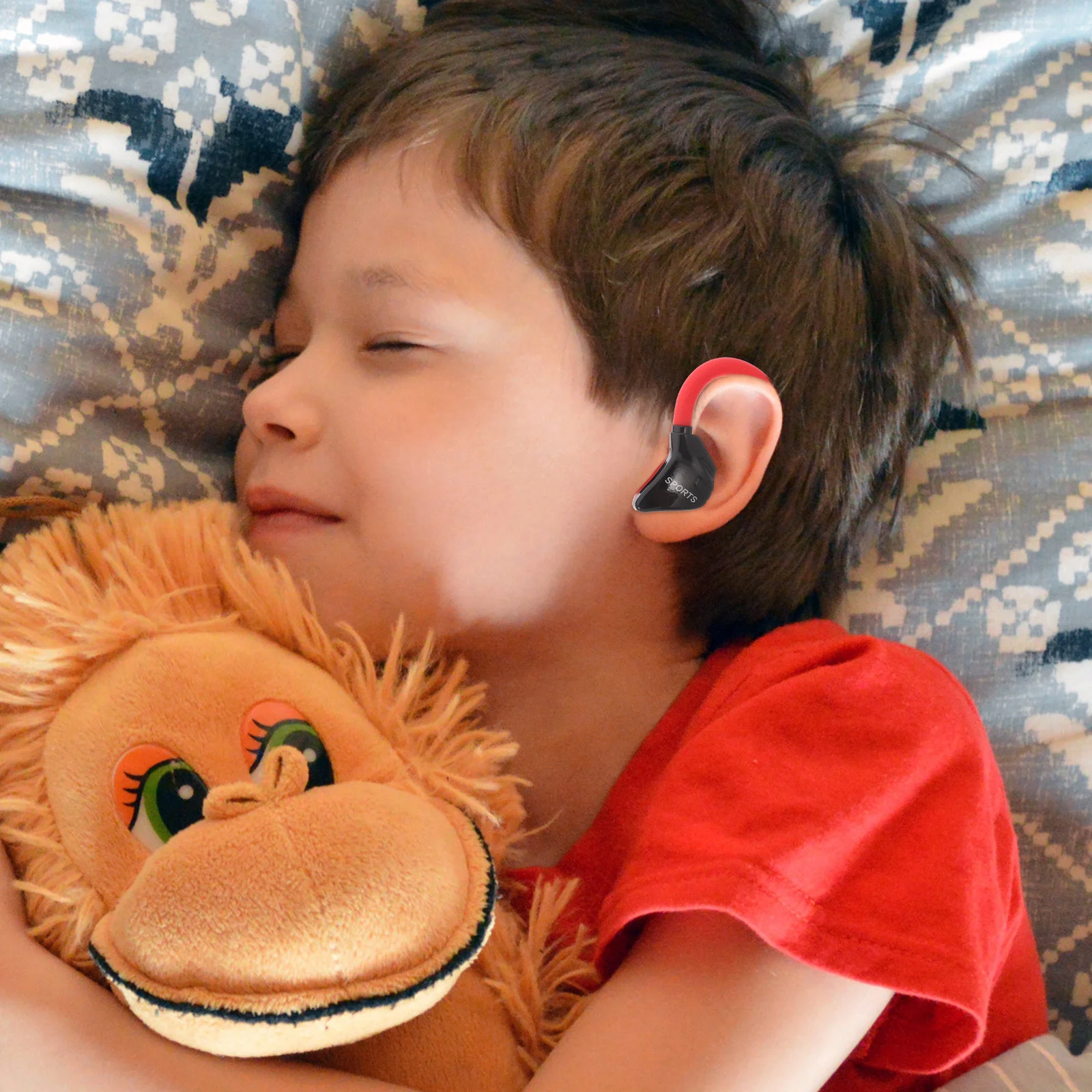 1 زوج الأذن هوك سماعات مقاوم للماء سماعة معلقة رياضة الجري الدراجات اللياقة البدنية المشي لمسافات طويلة داخل الأذن ياربود سماعة السلكية الضوضاء #5