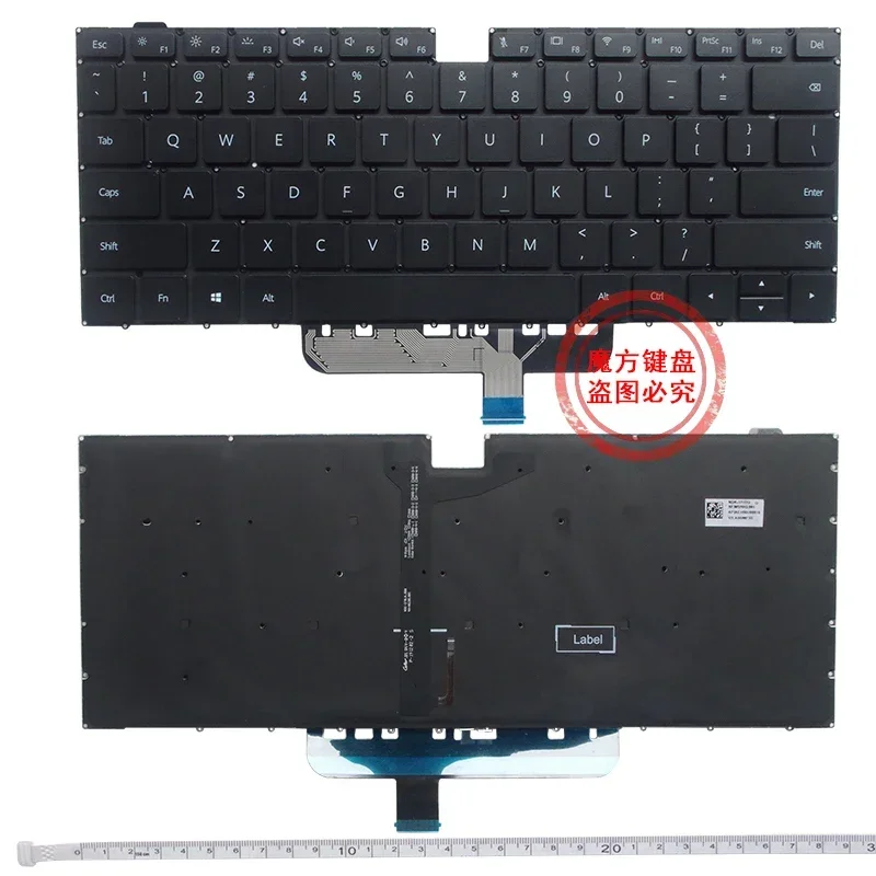 New US English Keyboard Backlit For Huawei X15 BBR-WAH9 WAE9P WAQ9R KLVL-WFH9 KLVD-WFH9 NBIL-WFQ9 HLY-W19RP HLY-W29RP HLY-W29RL