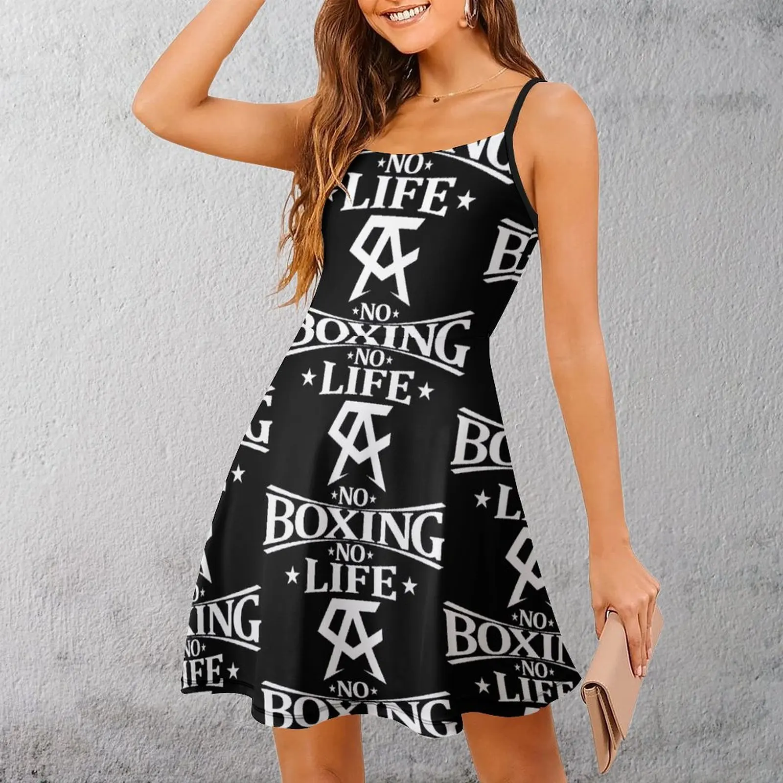 Exotic Canelos Alvarez No Boxing No Life Essential 4 Women's Sling Dress Funny Novelty  Parties Woman's Clothing The Dress Class