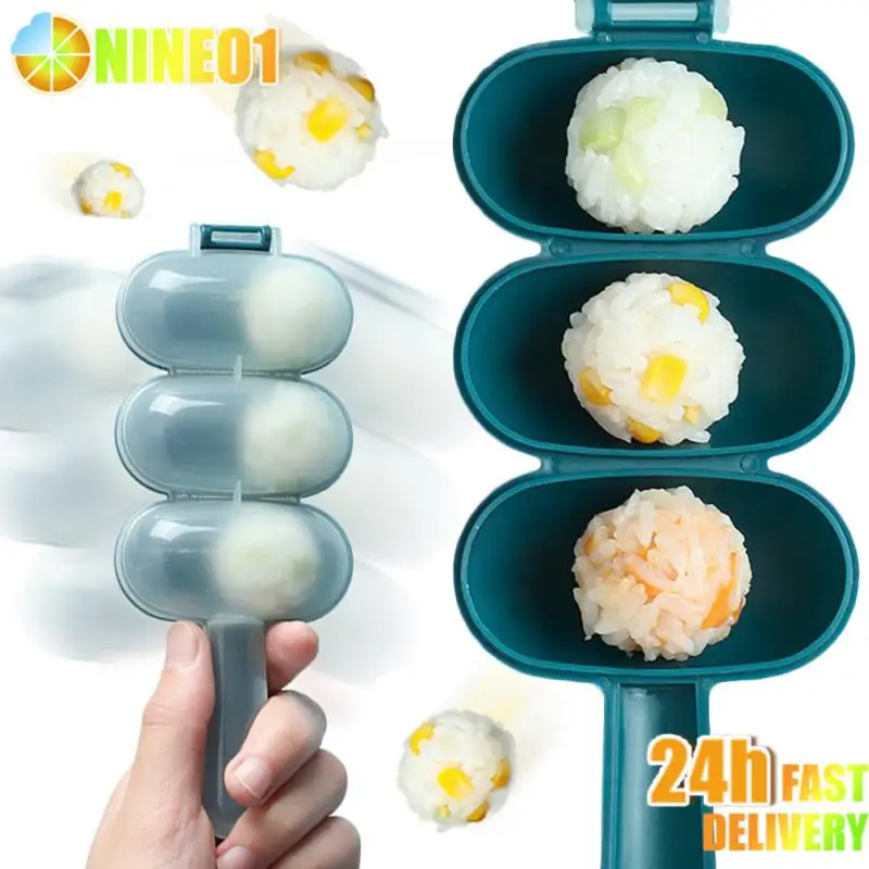 Sushi DIY Mold Onigiri Rice Ball Food Press Triangular Sushi Maker Mold Sushi Kit Japanese Kitchen Accessories For Home Dessert