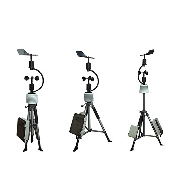 

China manufacturer wholesale portable weather station with pressure, temperature, humidity, wind direction, wind speed elements