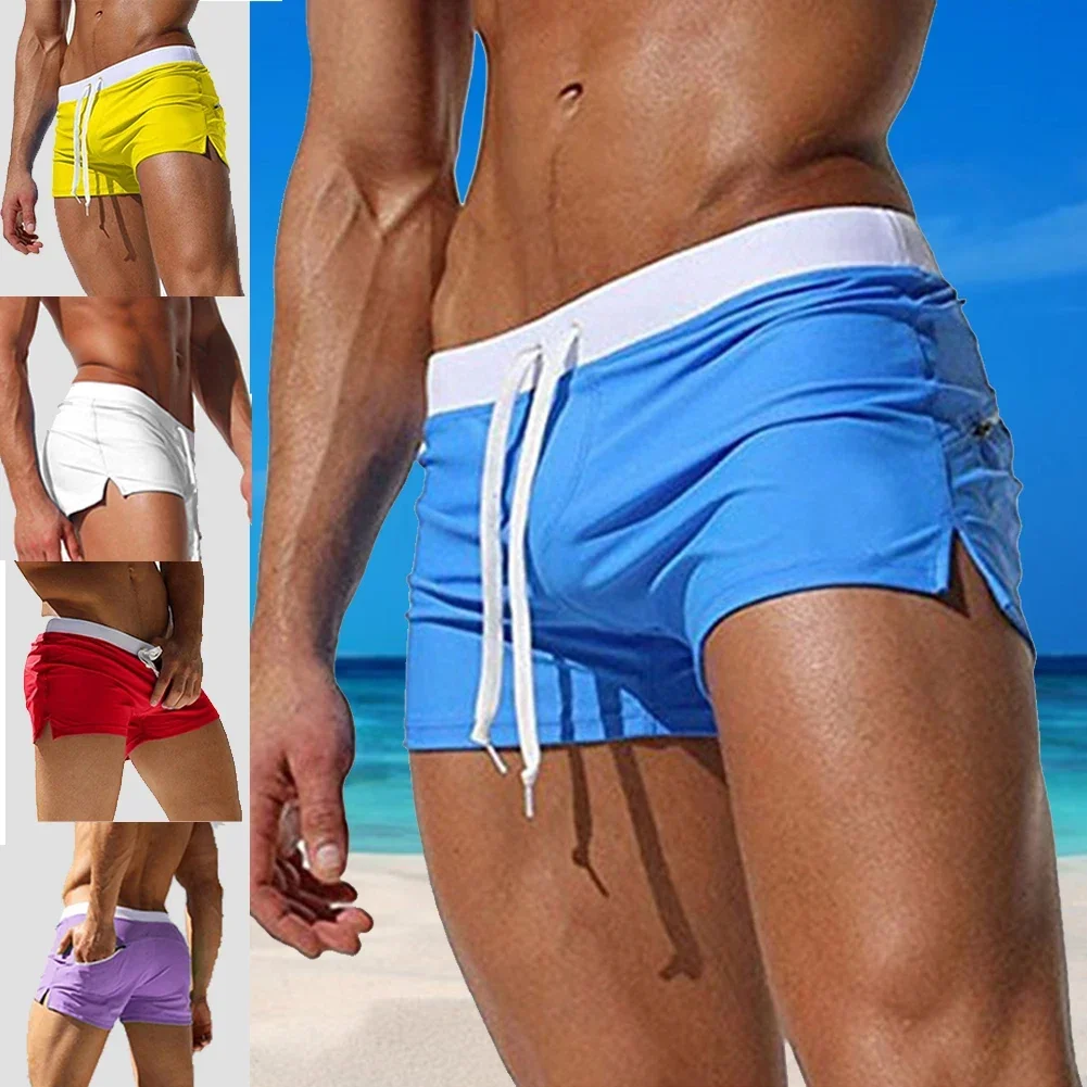 

Новые мужские модные пляжные шорты из полиэстера, разноцветные спортивные и повседневные шорты из трех частей для мужчин