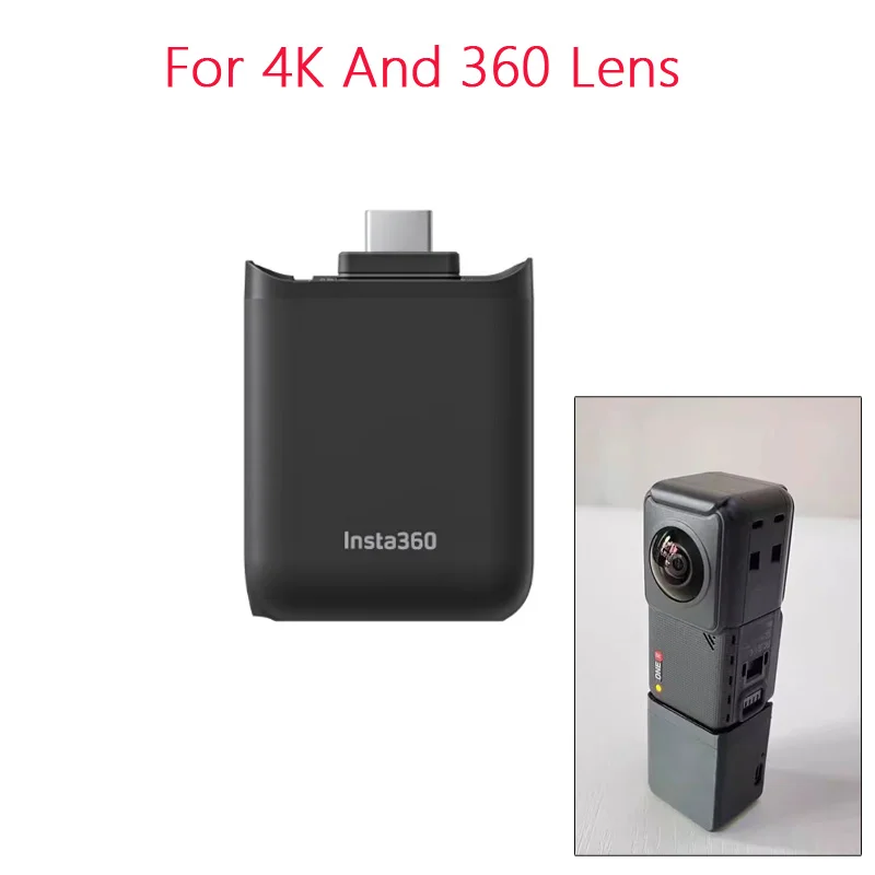 Base batteria verticale Insta360 ONE R RS originale per accessori per fotocamere sportive panoramiche Insta 360 RS 4K