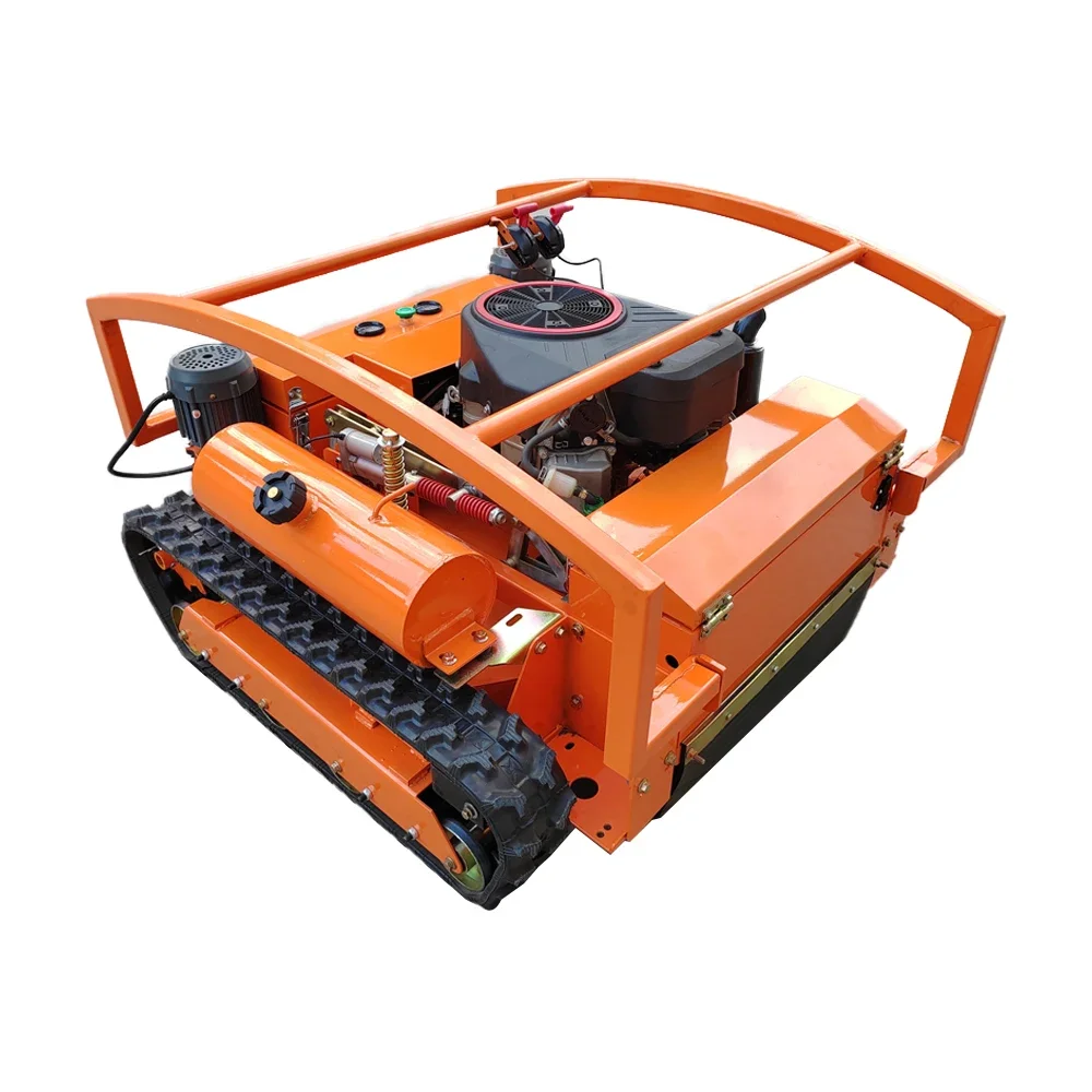 High Quality CE Approve Grass Cutting Machine Crawler Brush Cutter For Agriculture Electric Remote Control Robot Lawn Mower