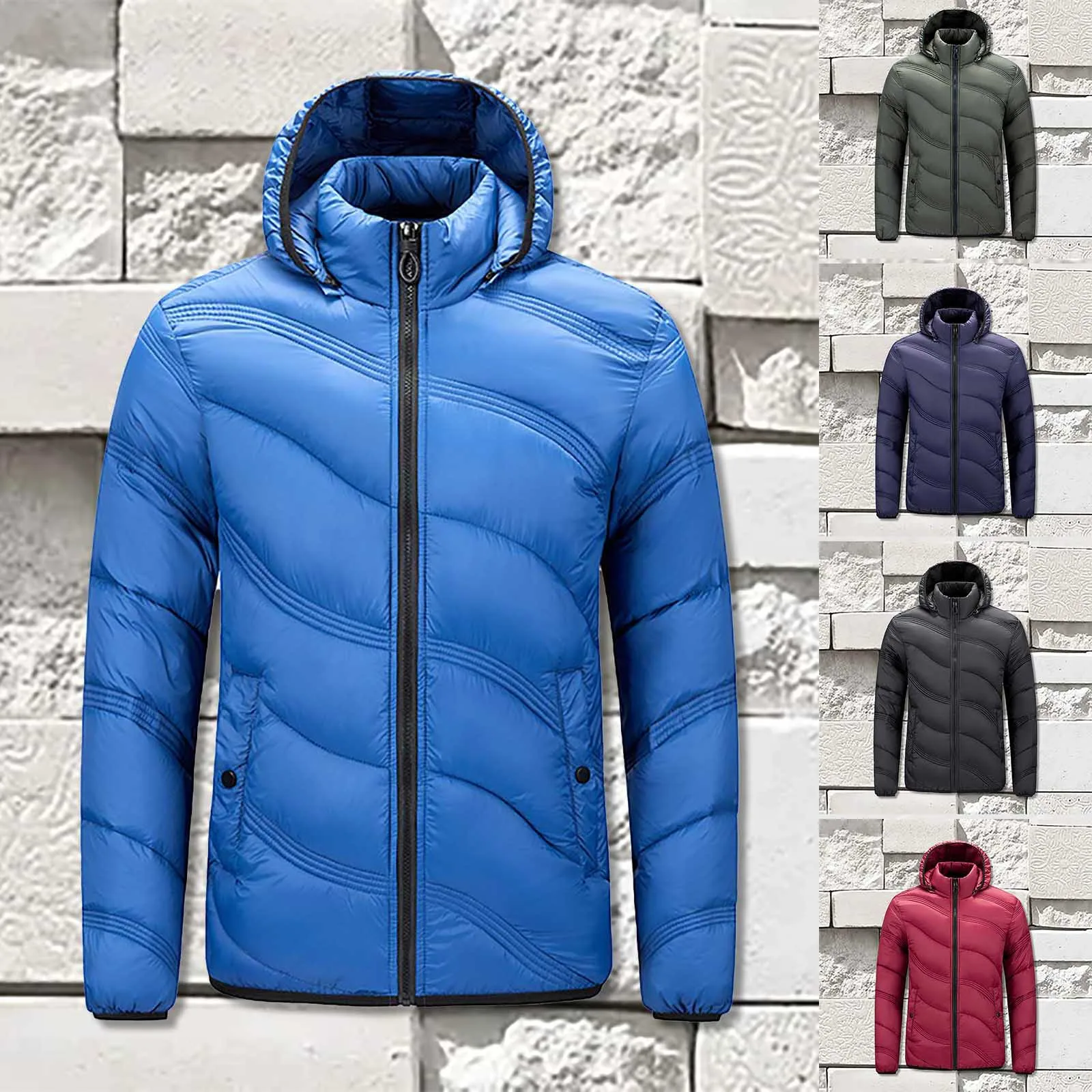 Chaqueta de senderismo de invierno para hombre, abrigos impermeables cálidos para acampar, senderismo, esquí, cortavientos térmico a prueba de viento, chaquetas de talla grande