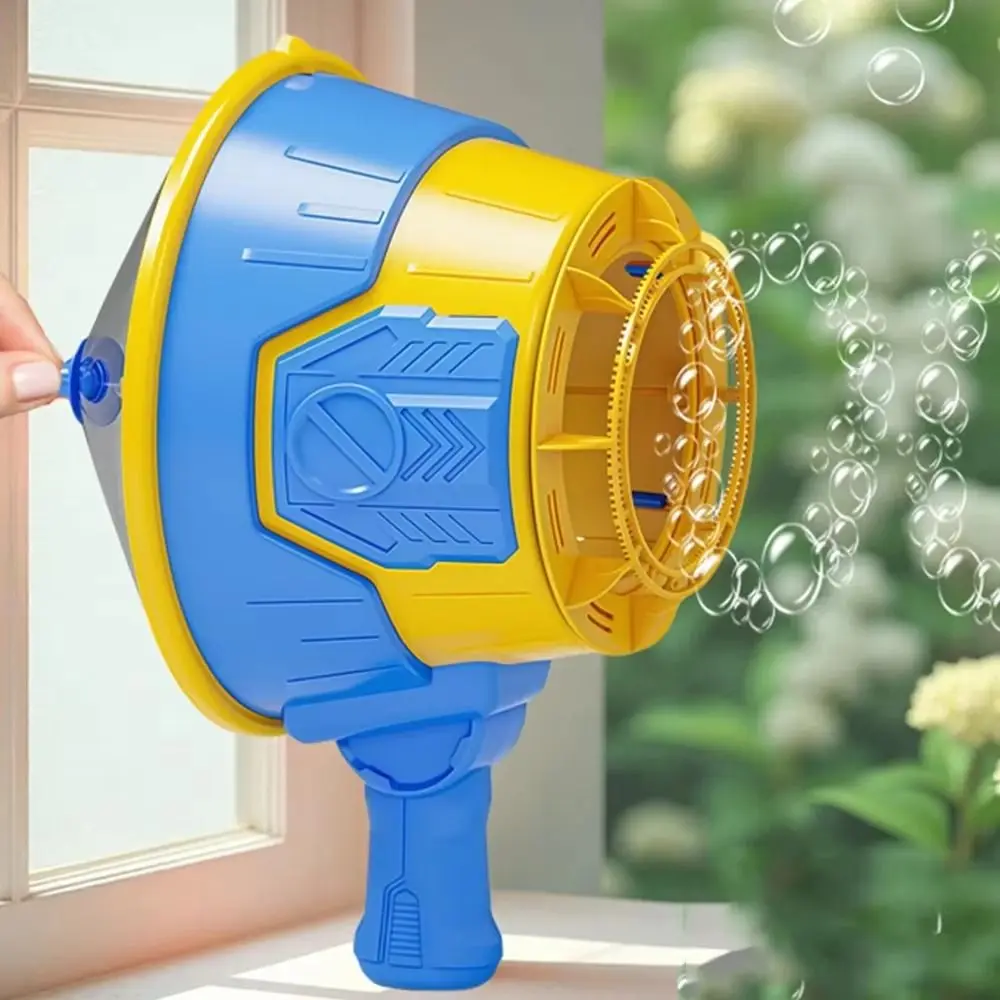 آلة فقاعة الرياح المحمولة المحمولة فقاعة مستمرة الإبداعية آلة فقاعة تفاعلية مسامية هدية للأطفال #4