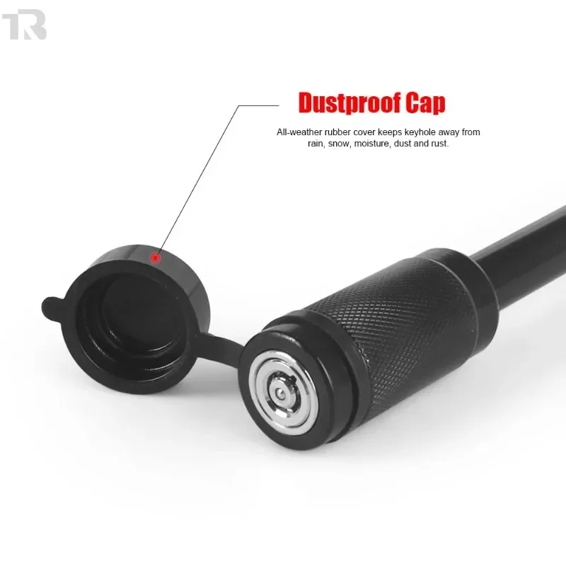 Kunci Trailer Mobil 5/8″ – Penerima 2″ – Truk RV – Termasuk Kunci – Kunci Anti Maling Penahan Hitch Pin Tahan Air dari Baja