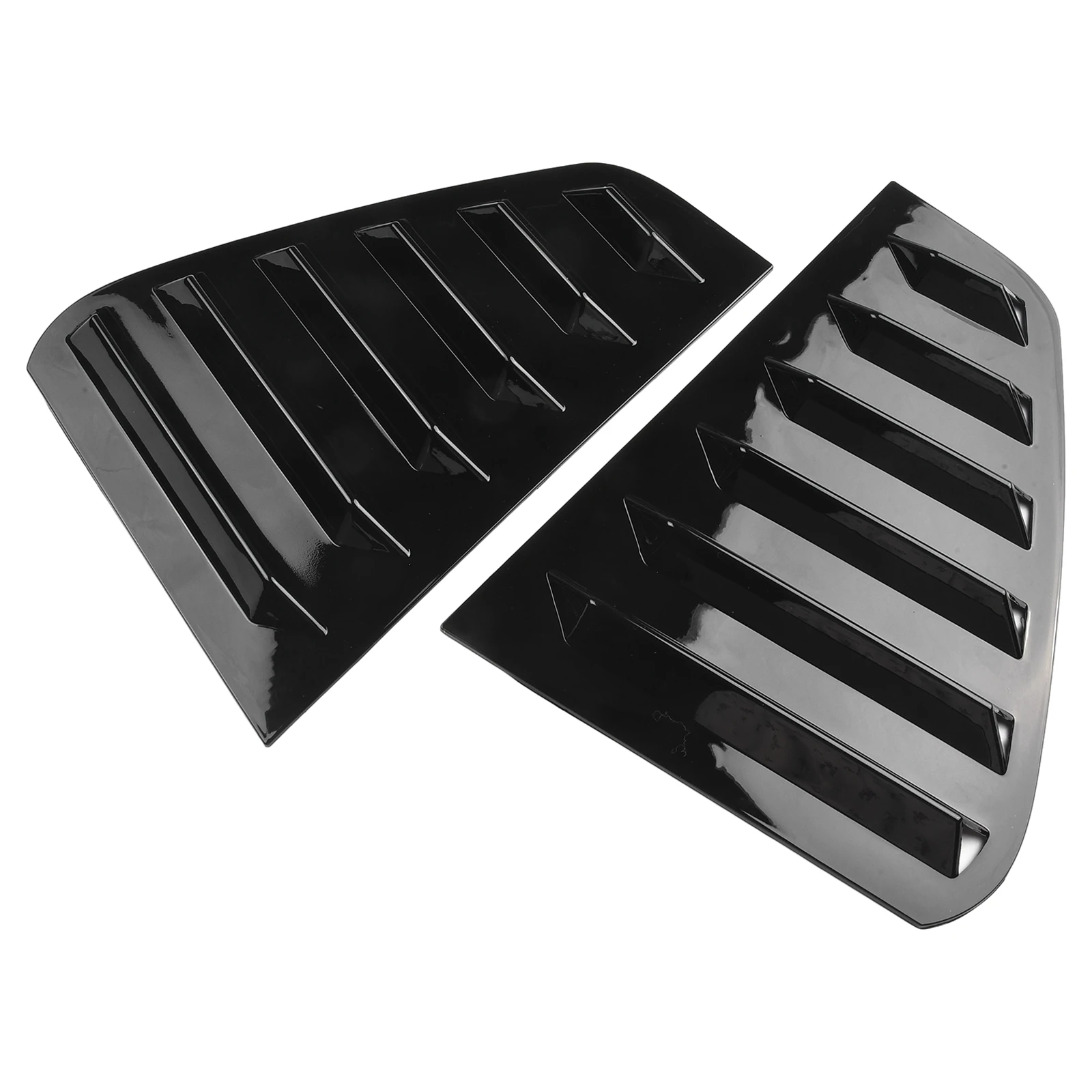 

Shutter Louver Cover Enhance the Appearance For Golf 7 MK7 Gloss Black Rear Side Door Glass Shutter Louver Cover