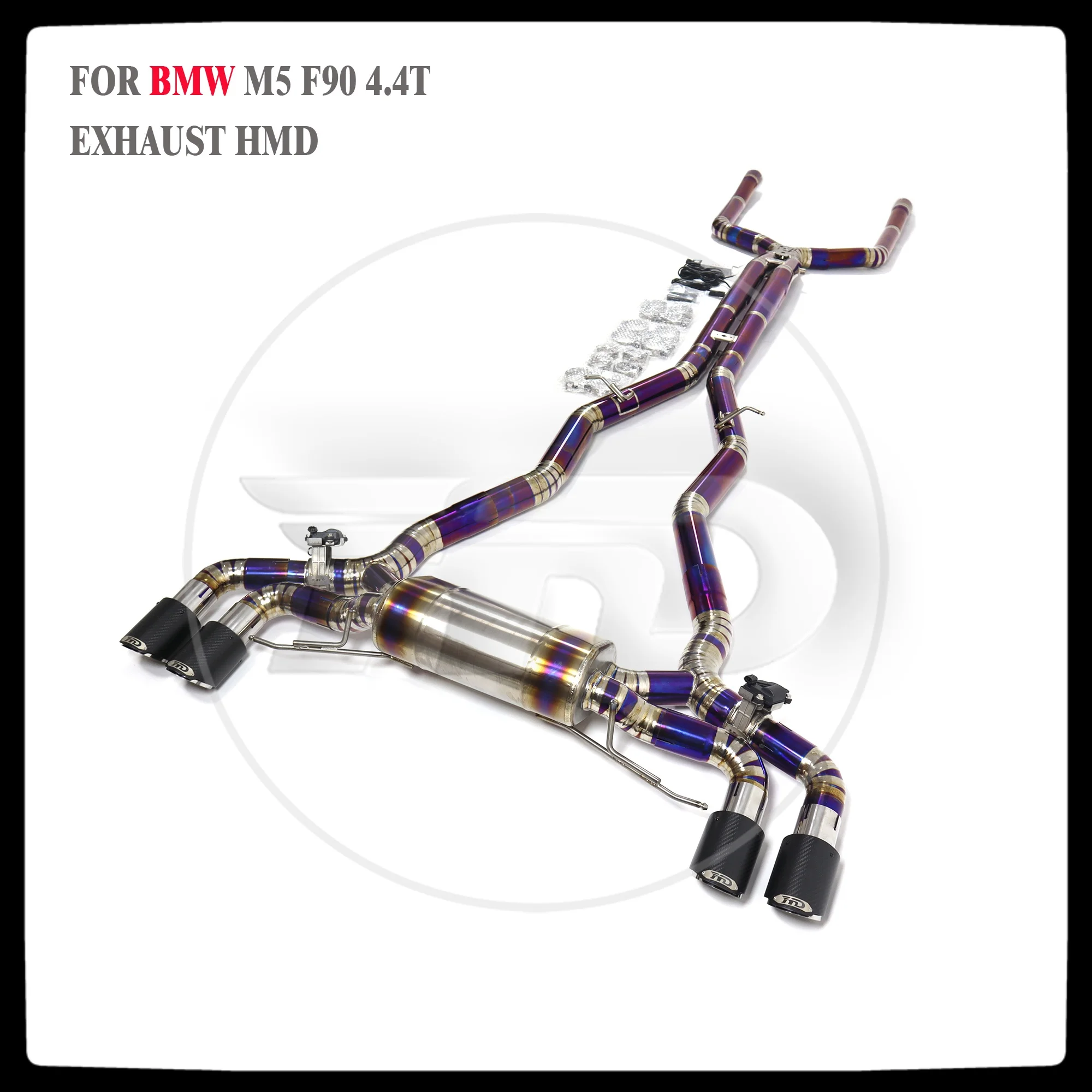 

HMD Titanium Alloy Exhaust System is Suitable for BMW M5 M6 Custom Valve Muffler for Cars Auto Modification