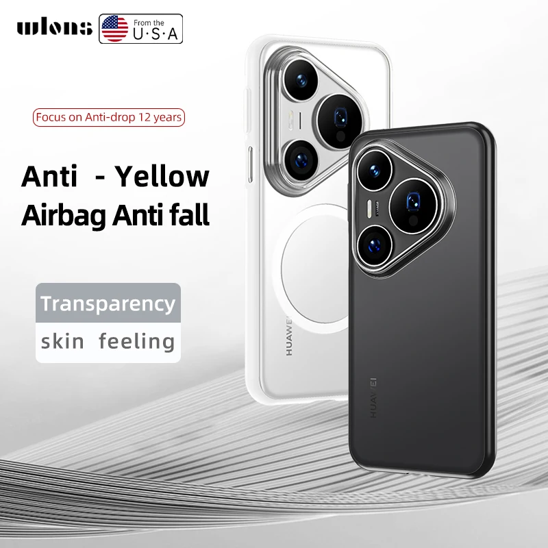 

For Huawei Pura 80 80 Pro 80 Ultra Anti-Oxidation 360° All-Inclusive Magnetic Clear Phone Case