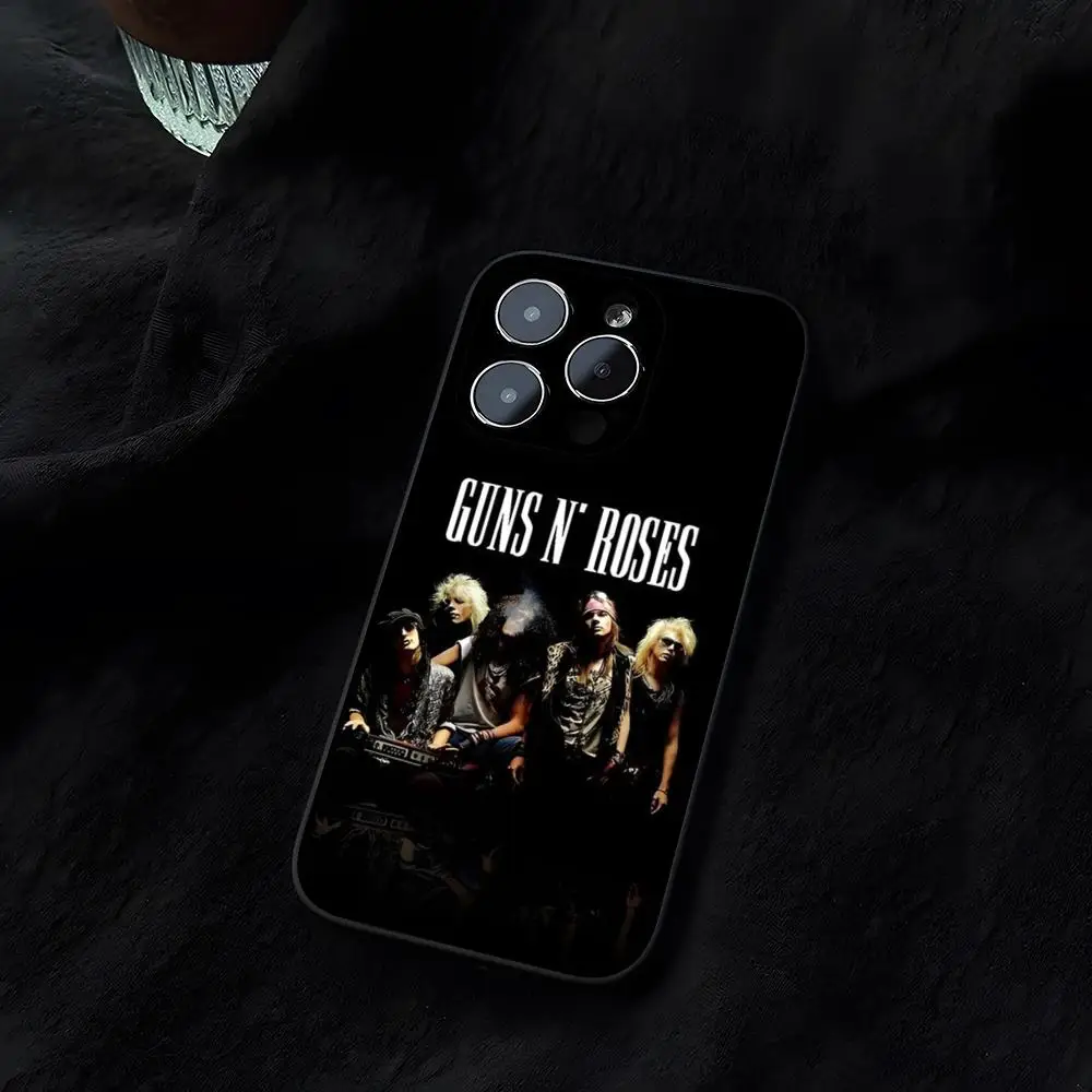 Guns N Roses Rock Band Phone case Funda for iphone 14 16 13 11 15ProMax 12 Pro Max Mini Xr Xs X 7 Plus Covers