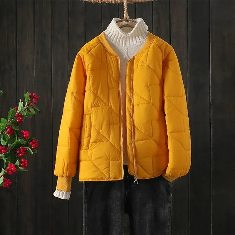 2024 neue Herbst Winter Parkas Mantel Jacke Frauen warme Puffer Jacke Harajuku Outwear lose lässige Baumwolle gepolsterte Weste koreanische Mäntel