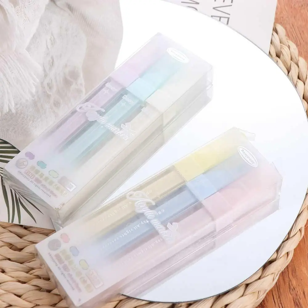 

Hand Tent Solid Color Marker Pen Cream Color 3MM Highlighter Acrylic Decorative Painting Pen Drawing