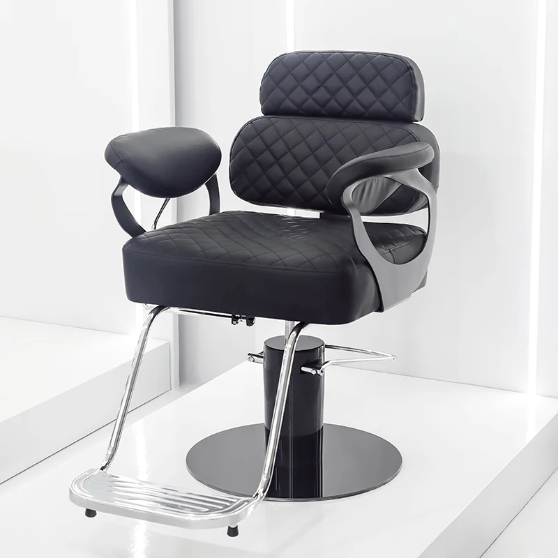 Luxury multifunctional Keaton Styling Chair for Professional Salons and Barbers, Modern Hair Stylist Chair, Inclined Seat Back