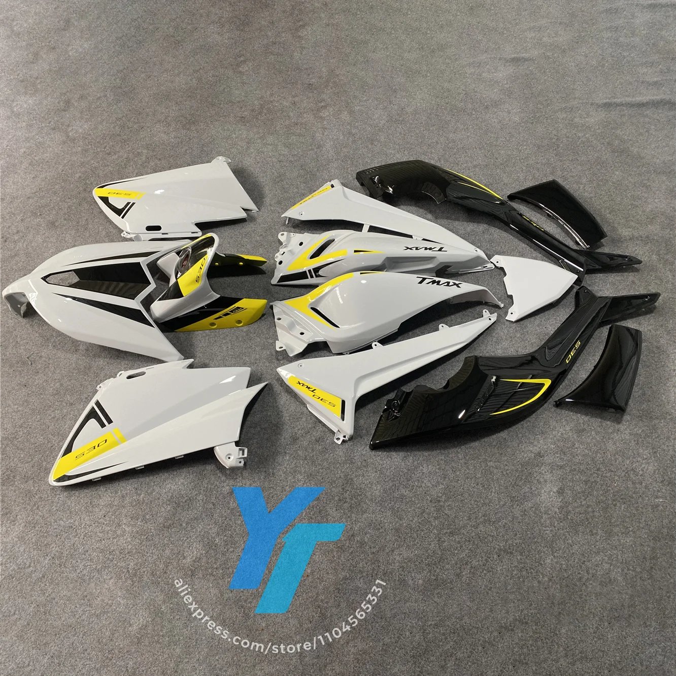 لياماها TMAX 530 2012-2014 الهدايا المجمعة الكاملة رئيس ABS البلاستيك دراجة نارية غطاء الجسم مجموعة للتخصيص #2