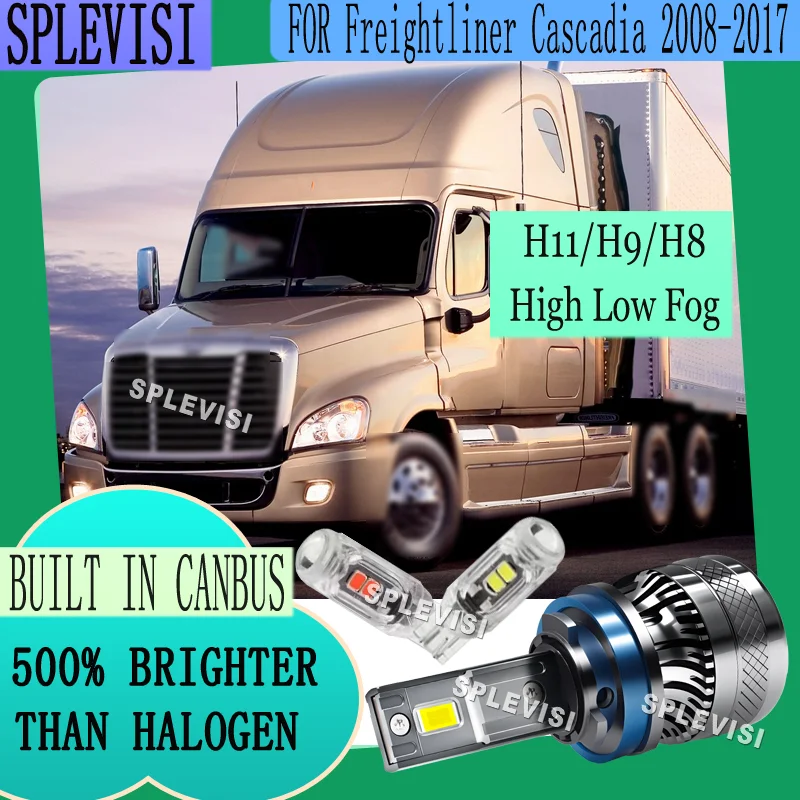 

Wider View in Night Fog LED High Low Beam Fog Light For Freightliner Cascadia 2008 2009 2010 2011 2012 2013 2014 2015 2016 2017