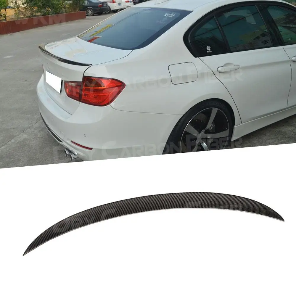 

Задний спойлер из углеродного волокна FRP, накладные крылья для BMW 3 серии F30 F80 M3 320i 328i 335i 326D 2012-2018