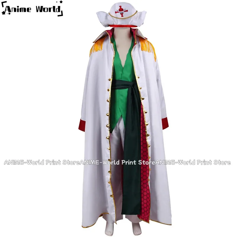 

《Нестандартный размер》Shirohige Whitebeard Edward Gate Косплей Костюм Униформа Костюм Набор наряд Halloweenv;6,a'3.k;8,
