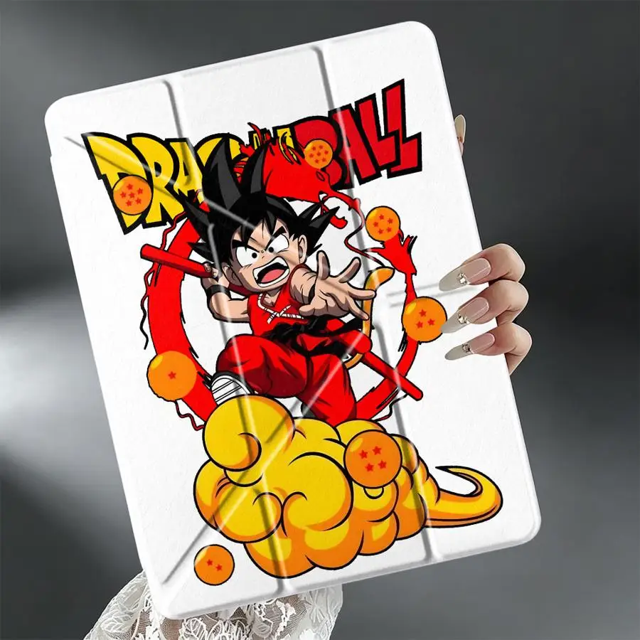 D-Dragon Balls Son Goku Tablet Case For iPad Air 8 M2 M3 3 9th Pro 13 2025 2026 Mini 7 6 5 10th Gen 11th 12th With Pen Slot