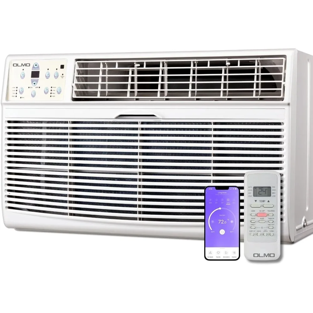 14,000 btu 230V Through-the-Wall Air Conditioner with Remote Control and built in Smart Kit, Cooling Only