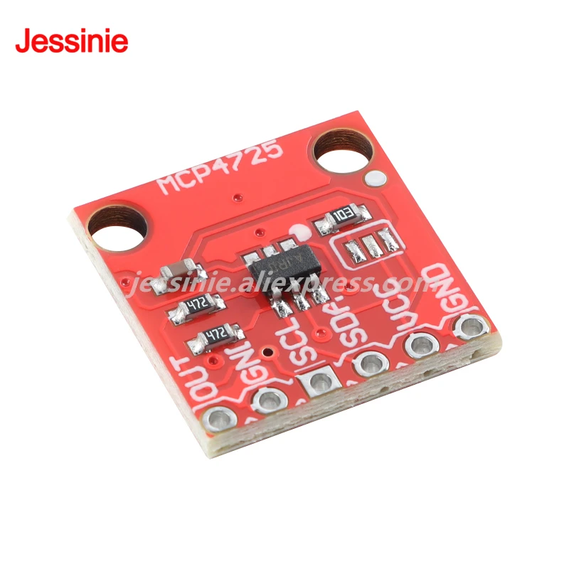 10 szt./1 szt. MCP4725 DAC Moduł przetwornika cyfrowo-analogowego z interfejsem IIC I2C 12-bit — zdjęcie produktu 4