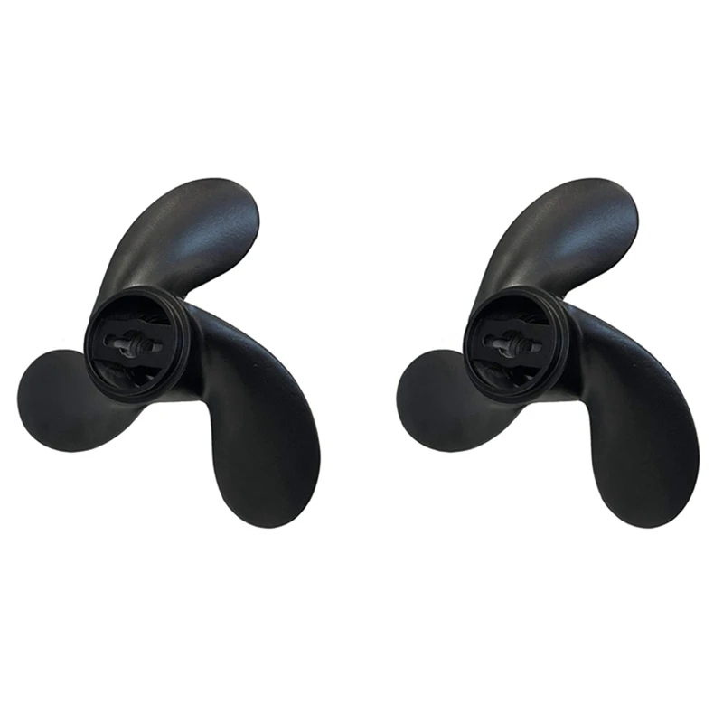 2X Propeller F6 For Tohatsu Nissan 2.5HP 3.5HP / Mercury 3.3HP 48-815084A02/Evinrude Johnson OMC BRP 0766539 309-64107-0