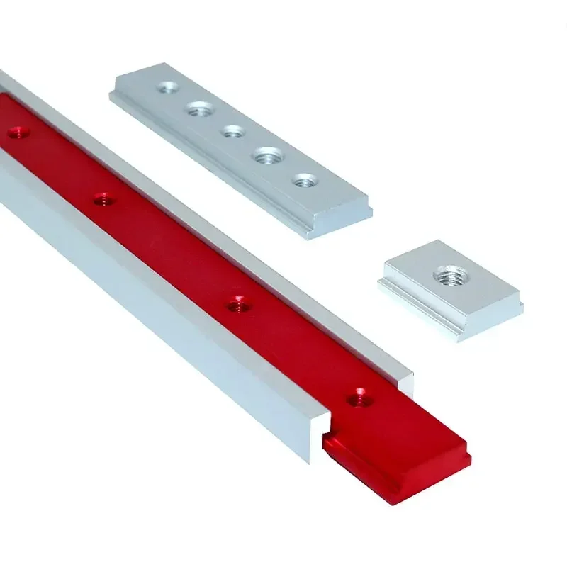 Imagem -02 - T-track Alumínio Slot Slider Barra Deslizante t Slot Nut T-tracks Jigs Parafuso Slot Fastener Ferramentas Faça Você Mesmo para Trabalhar Madeira m6 m8 30 tipo 45 tipo