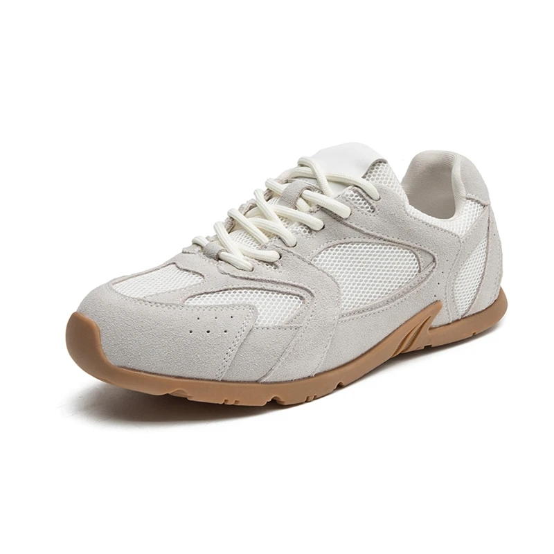 Women Sneakers Spring Summer 2025 New Genuine Leather Retro Fashion Casual Flats Women Lace-up German Training Shoes Women image 4