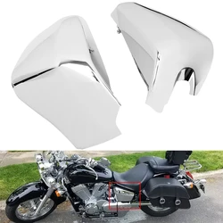 1 Pair Motorcycle Chrome Battery Side Cover Fairing For Honda Shadow ACE Aero Spirit VT400 VT750 2004-2013