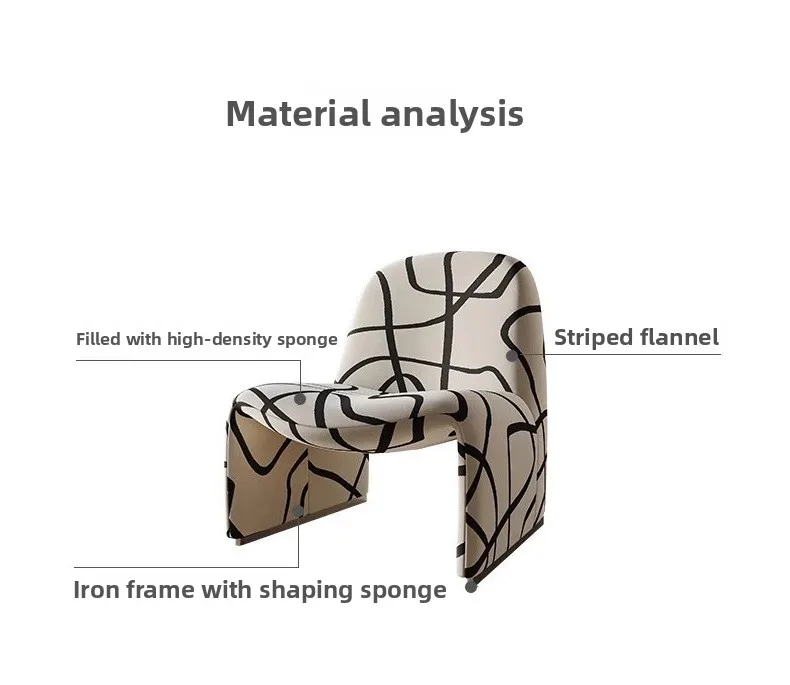 أريكة واحدة شقة صغيرة كرسي الترفيه كرسي باوهاوس الشمال كرسي أريكة الرجعية